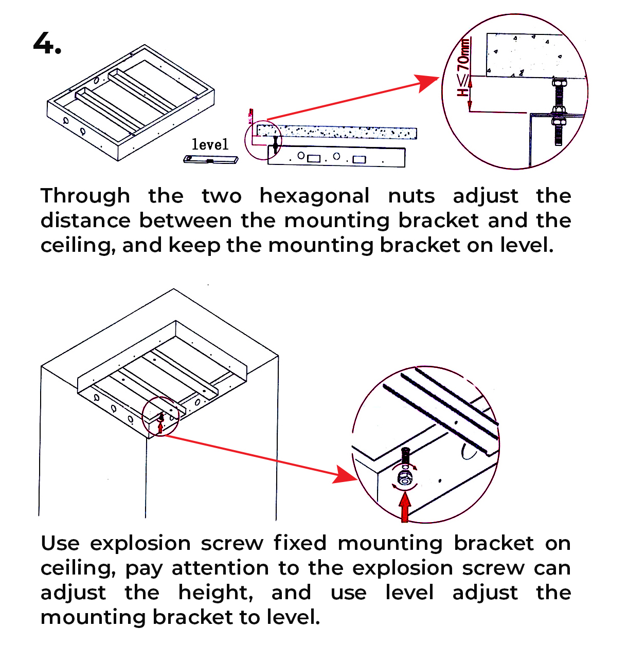 Fontana Emilia Chrome Posh LED Digital Control Thermostatic Rainfall Bathroom Shower Set, All in One Installation Manuals