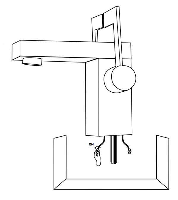 Sucre Deck Mounted Chrome Finish Double Handle Bathroom Sink Faucet, All in One Installation Manuals