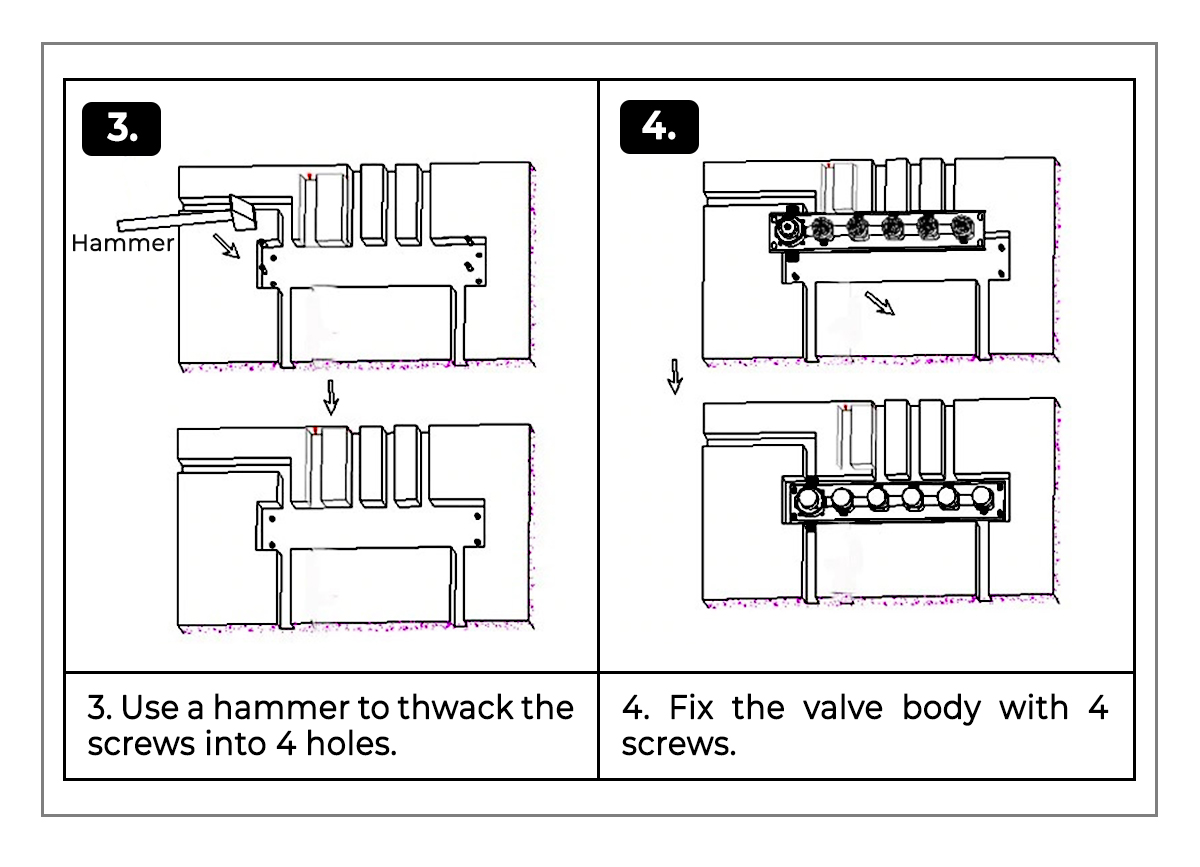 Fontana Oil Rubbed Bronze 3-Way LED Luxury Style Shower Head with Hand-Held Shower, All in One Installation Manuals