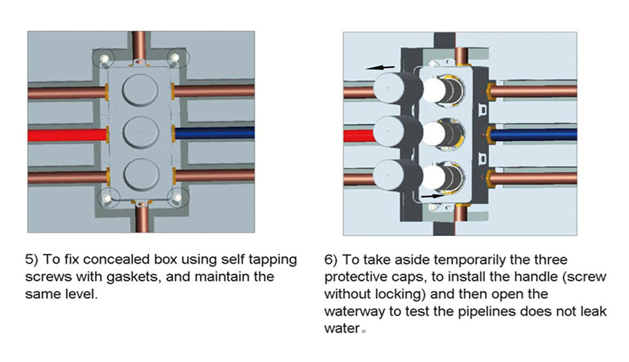 Reno Brass Multi-Function Shower System, All in One Installation Manuals