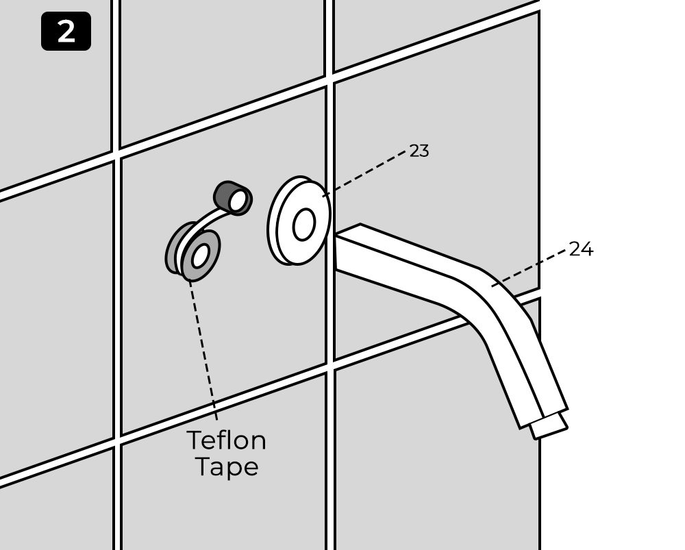 Juno Thermostatic 8, 10, 12, 16, 20, 24″ Square Rain Shower System Set – Rain Shower Head, All in One Installation Manuals