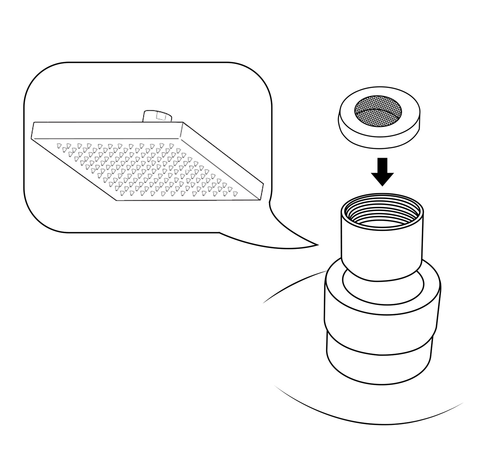 BathSelect Napoli Brushed Gold Square Rainfall Shower Set Installation Instructions, All in One Installation Manuals