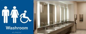 Designing restrooms in an airport facility, All in One Installation Manuals
