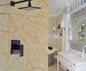 Wall Mounted Oil Rubbed Bronze Shower Set