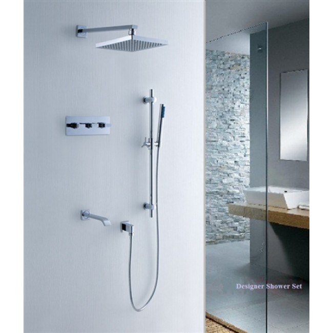 Rain Shower Head – Rain Shower set with Handheld Shower, All in One Installation Manuals