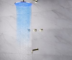 Fontana Oceana Shower Set with Rain Shower Head