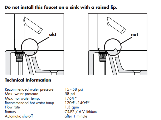 Tripod Automatic Electronic Motion Faucet