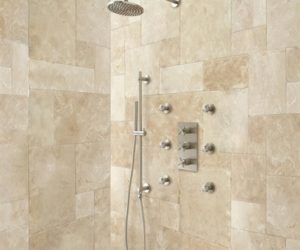 Brushed Nickel Velaro Shower Set