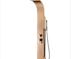 Almeria Shower Panel with Rainfall & Body Massage Jet