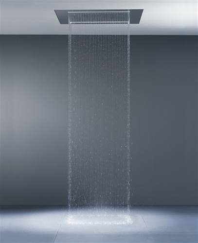 WaterFall Roman Square Rain Shower Head, All in One Installation Manuals