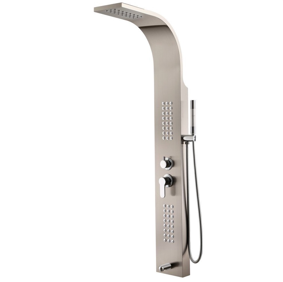 Cordoba Shower Panel with Rainfall & Body Massage Jet, All in One Installation Manuals