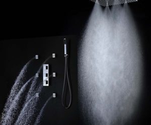 Fontana 2 Functions Rain & Mist Shower Head Set With Shower Body Sprays