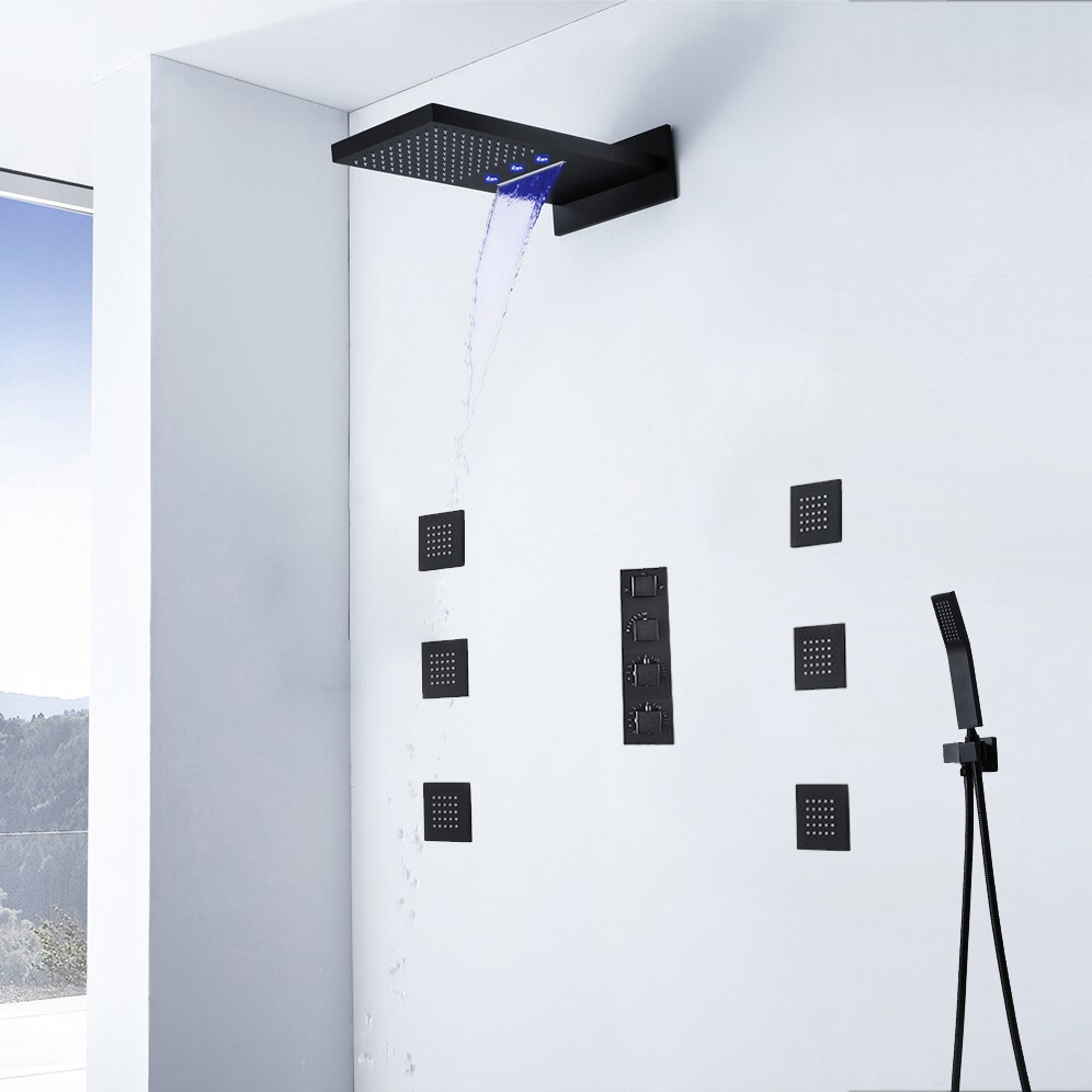 Lima LED Ultra Shower Set Oil Rubbed Bronze Finish, All in One Installation Manuals