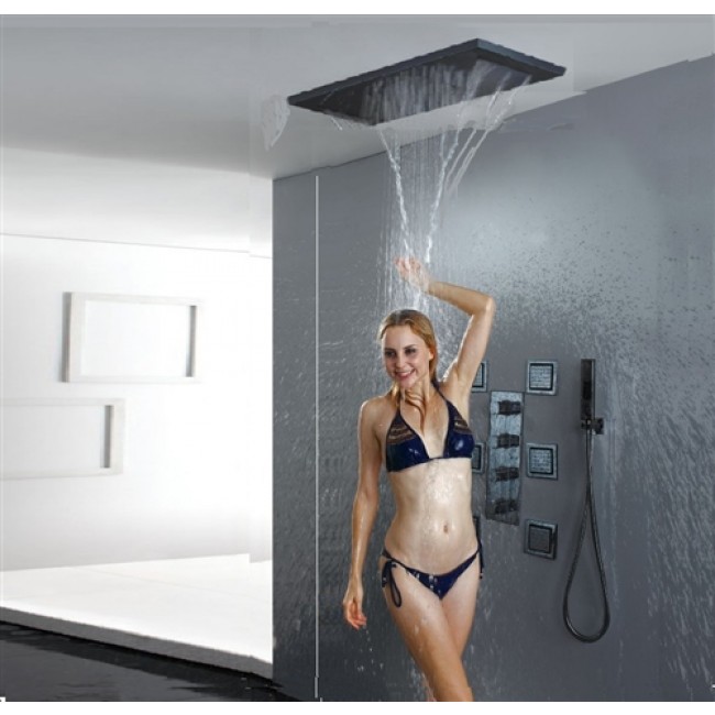 Lima Oil Rubbed Bronze Shower System, All in One Installation Manuals