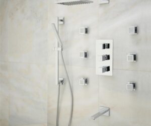 Lünen Chrome Finish Shower Set