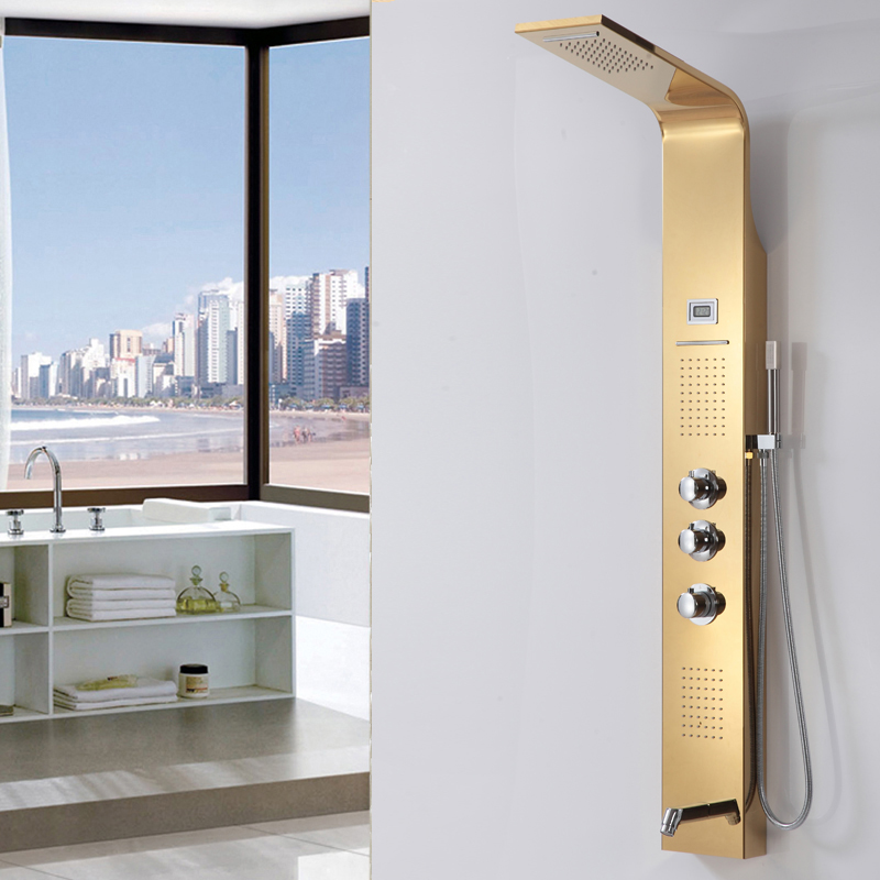 Bella Rainfall Pulsating Massage Shower Panel System, All in One Installation Manuals