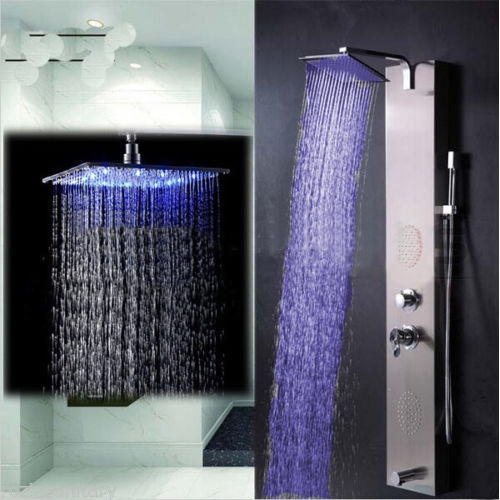 Brio LED Shower Panel Nickel Brushed Finish, All in One Installation Manuals