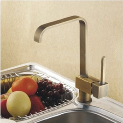 Phoenix Classico Antique Brass Single Handle Kitchen Sink Faucet