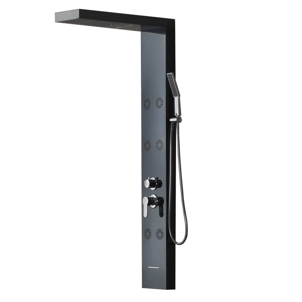 Luna Shower Rainfall Massage Shower Panel, All in One Installation Manuals