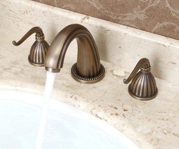 Venice Dual Handle Brass Antique ORB Faucet, All in One Installation Manuals