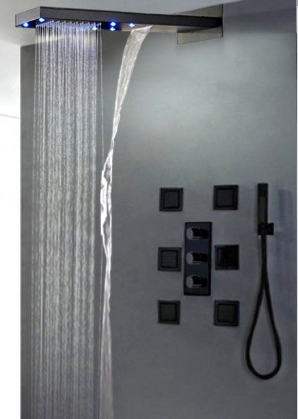 Lima LED Ultra Shower Set Oil Rubbed Bronze Finish, All in One Installation Manuals