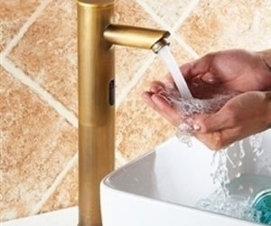 Dodona Antique Brass Finish Sensor Faucet