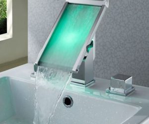 Wall Mount Brushed Nickel Bathtub Faucet Mixer With Hand Shower