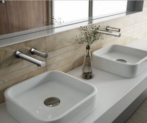 Fontana Stainless steel high quality wall mounted Auto Faucet & Soap dispenser