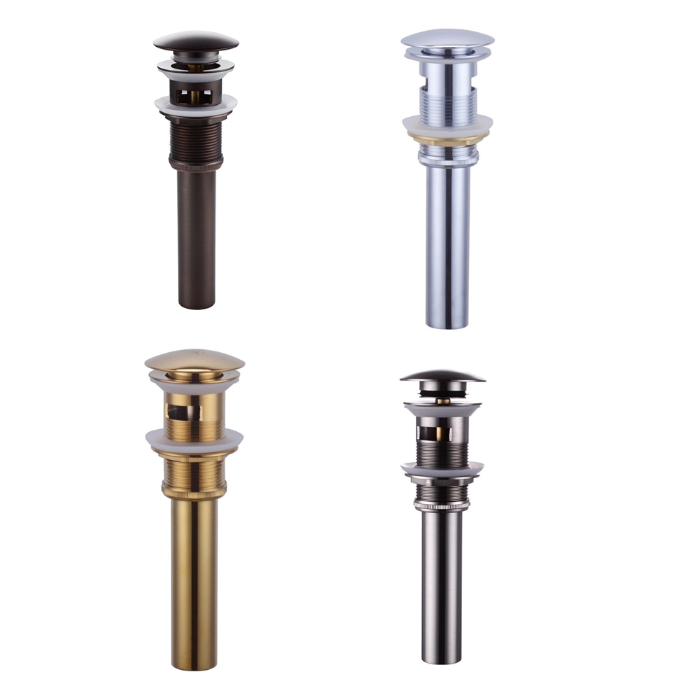 Sink Pop Up Drain Sink Water Stopper, All in One Installation Manuals