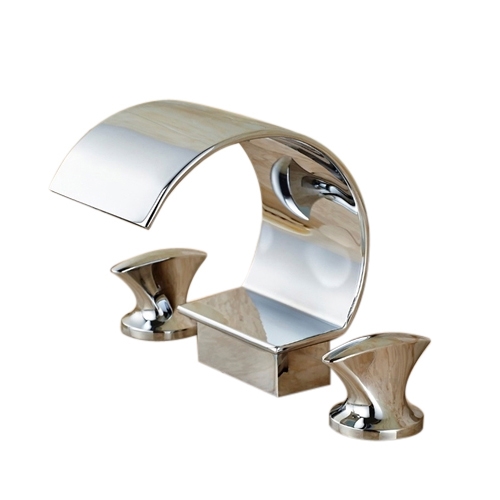 Nanterre Dual Handle Bathroom Sink Faucet, All in One Installation Manuals