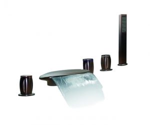 Vincci Oil Rubbed Bronze Wide Spout Bathtub System