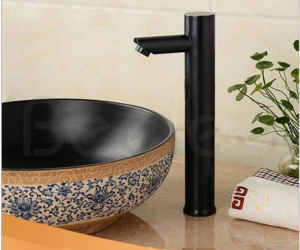 Juno Automatic Electronic Motion Sensor Faucet Dark Oil Rubbed Bronze Bathroom