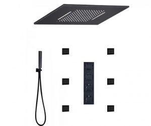 Fontana Lima Rainfall Waterfall Oil Rubbed Bronze Shower System