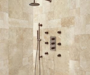 Fontana Lima Wall Mount Rainfall Shower System