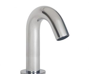 Reno Goose Neck Chrome Finish Dual Automatic Sensor Faucet And Soap Dispenser