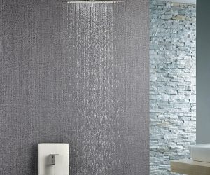 Fontana Munich Rainfall Wall Mount Shower Head with Single Handle