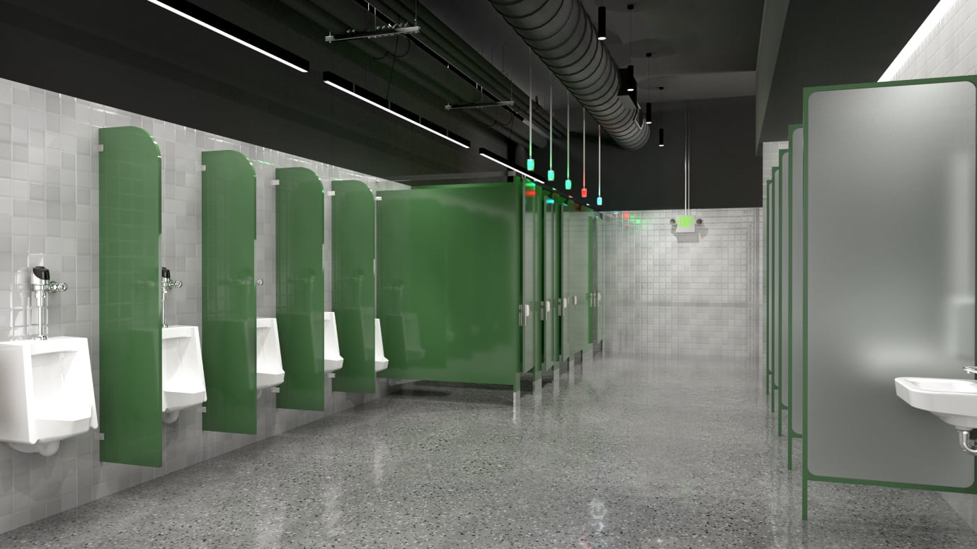 Designing restrooms in an airport facility, All in One Installation Manuals